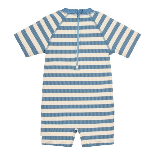 MONO BAÑO MANGA CORTA OCEAN BLUE STRIPE