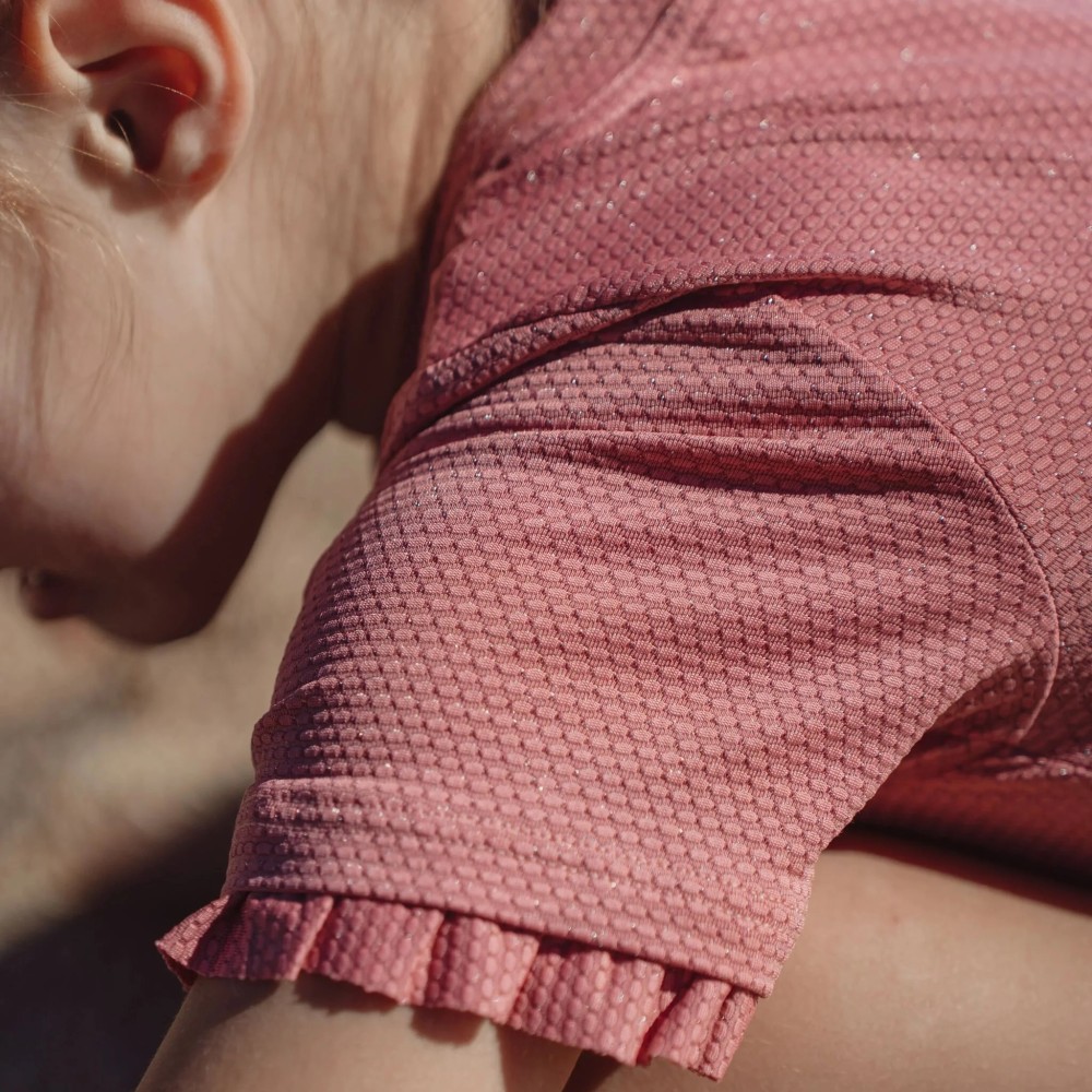 MONO BAÑO MANGA CORTA PINK SPARKLE