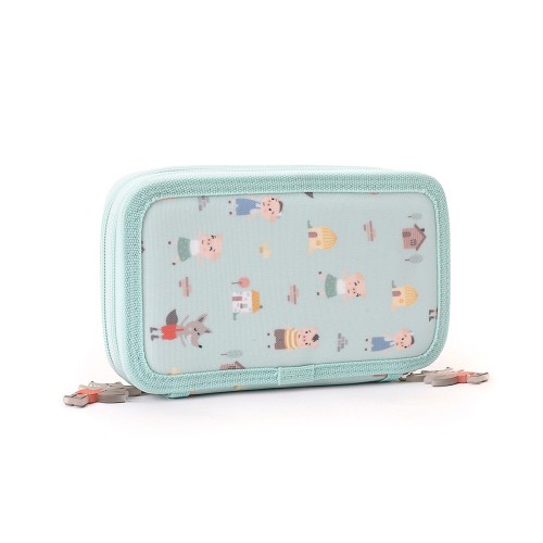 ESTUCHE PLUMIER DOBLE LOS 3 CERDITOS