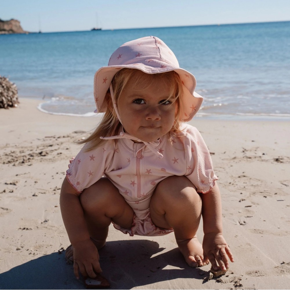 GORRO SOL SEASHELLS ROSA 2