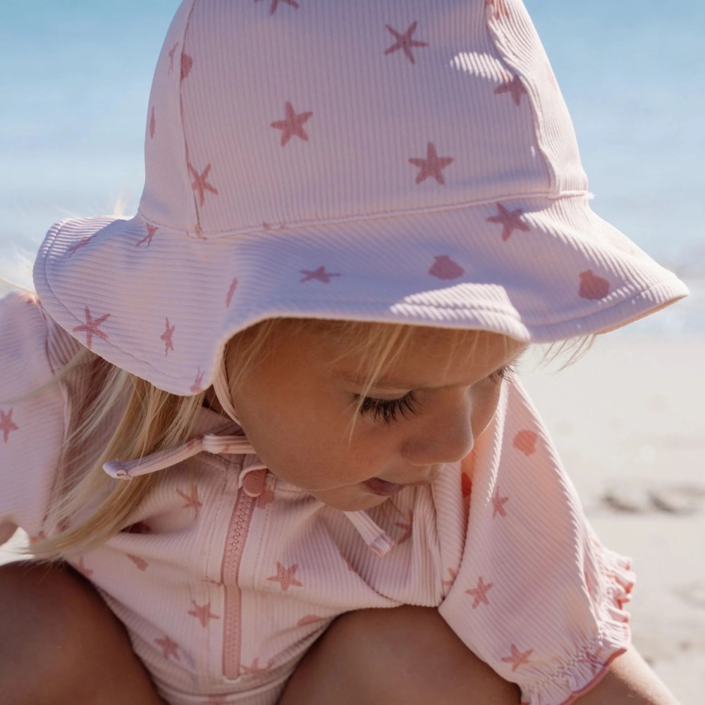 GORRO SOL SEASHELLS ROSA