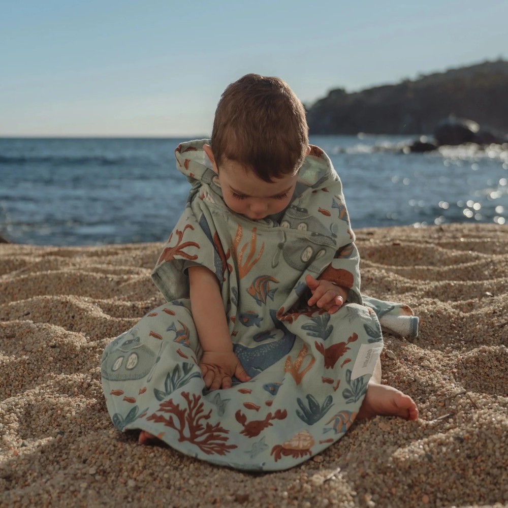 PONCHO PLAYA MULTICOLOR