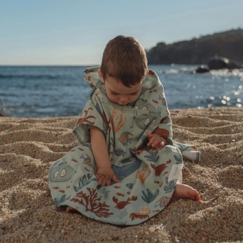 PONCHO PLAYA MULTICOLOR