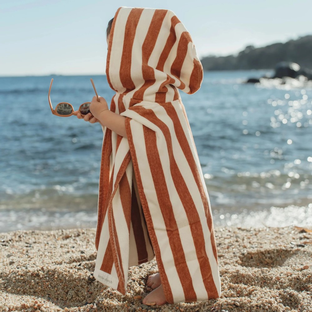 PONCHO PLAYA WORLD BROWN 2