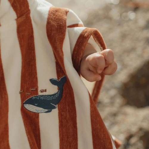 PONCHO PLAYA WORLD BROWN