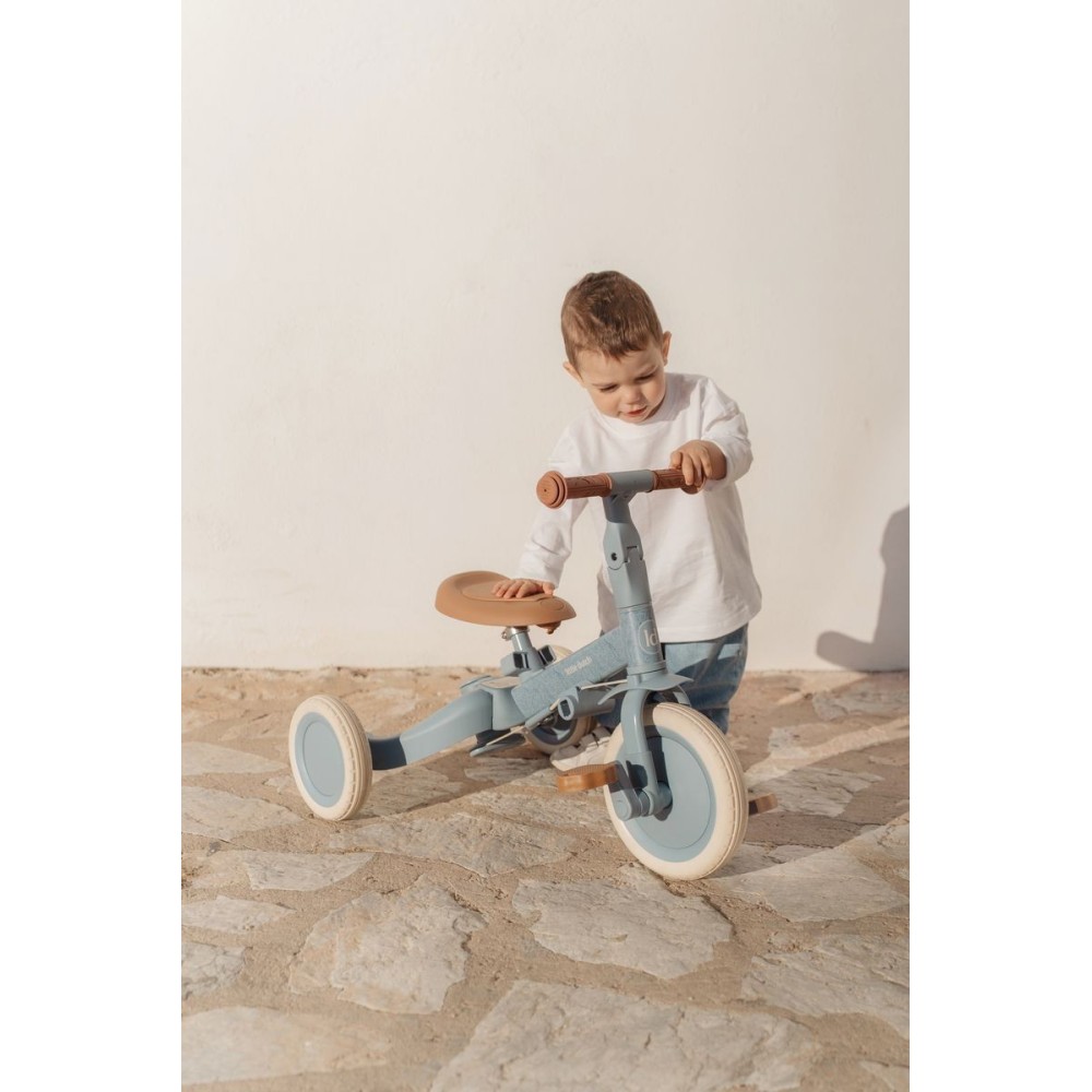 TRICICLO CON BARRA SAFARI AZUL