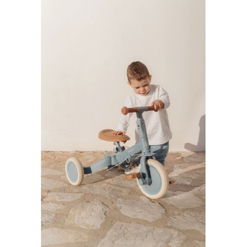 TRICICLO CON BARRA SAFARI AZUL