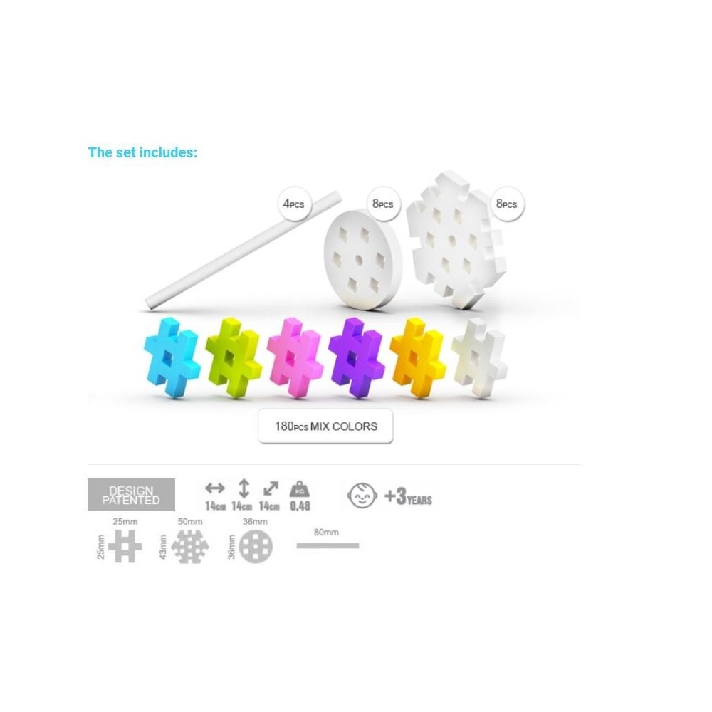 MELI BASIC CONSTRUCTOR PINK 200 P