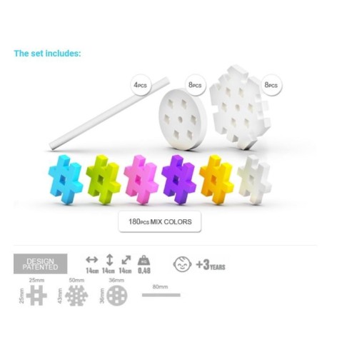 MELI BASIC CONSTRUCTOR PINK 200 P