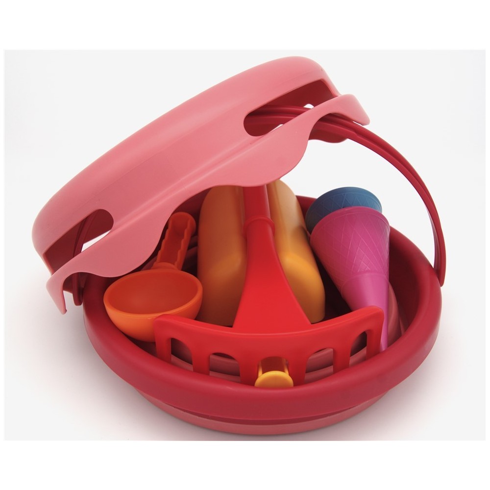 JUGUETES DE ARENA 7 EN 1 ROJO 2