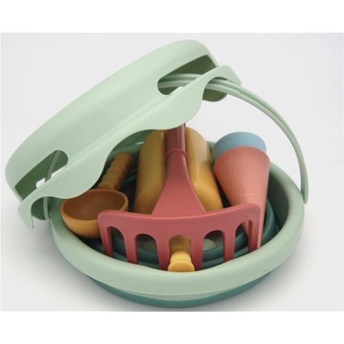 JUGUETES DE ARENA 7 EN 1 VERDE